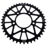 Alu - Kettenrad 43Z Teilung 520 schwarz JT Innendurchmesser 076 Lochkreis 100 passend für: QJMotor SRK
