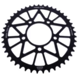 Alu - Kettenrad 45Z Teilung 520 schwarz JT Innendurchmesser 076 Lochkreis 100 passend für: QJMotor SRK