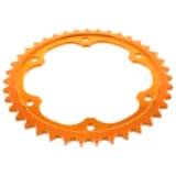 Alu-Kettenrad 39Z 525 orange für Offroad- und Straßenmotorräder