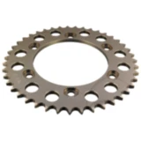 Alu-Kettenrad 43Z 525 Teilung silber für Motorräder