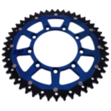 Kettenrad Dual 49Z Teilung 520 blau ZF Innendurchmesser 105 Lochkreis 124 passend für: TM Racing EN, MX