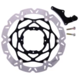 Bremsscheibe EBC black center oversized passend für: Kawasaki KX, KLX