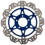 Bremsscheibe VEE EBC vollschwimmend blau