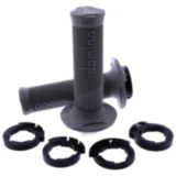 Griffgummi D100 grau 22 / 25 mm für Motorräder