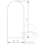 Blase für Federbein Kayaba 40/88MM passend für: Yamaha YZ, Kawasaki KX