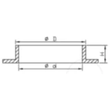 Federsitz Kayaba 50 mm Federbein Stahl passend für: Honda CRF, Kawasaki KX