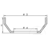 Führung Kayaba für ANSCHLAGGUMMI Federbein