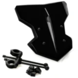 Scheibe FLANKER Puig schwarz passend für: Kawasaki Z, Vulcan, W, Honda CB, CBF, CMX