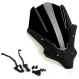 Tourenscheibe Puig New Generation schwarz für Motorräder