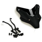 Puig Sport Windschutzscheibe New Generation Schwarz für Motorräder