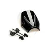 Scheibe MITO Puig schwarz passend für: Honda CB, CBF, VT, Kawasaki VN, Vulcan, W