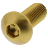 Linsenschraube JMP Bolt M10 x 1.25 mm 25 mm Alu gold