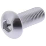Linsenschraube JMP Bolt M10 x 1.25 mm 25 mm Alu silber