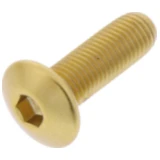 Linsenschraube JMP Bolt M4X0.5 mm 12 mm Alu gold