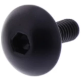 Linsenschraube JMP Bolt M4X0.7 mm 12 mm Alu schwarz 7750231