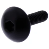 Linsenschraube JMP Bolt M4X0.7 mm 15 mm Alu schwarz für Motorräder