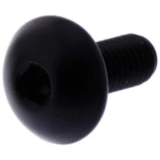 Linsenschraube M5X0.8 mm 12 mm schwarz Alu