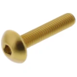 Linsenschraube JMP Bolt M5X0.8 mm 25 mm Alu gold