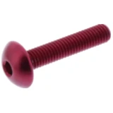 Linsenschraube JMP Bolt M5X0.8 mm 25 mm Alu rot