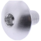 Linsenschraube JMP Bolt M6X1.00 mm 10 mm Alu silber