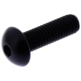 Linsenschraube JMP Bolt M6X1.00 mm 20 mm schwarz für Motorräder