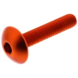 Linsenschraube M6X1.00mm 30mm Alu orange