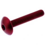 Linsenschraube M6X1.00 mm 35 mm rot für Motorräder