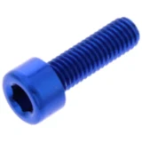 Zylinderschraube JMP Bolt M5X0.8 mm 16 mm Alu blau
