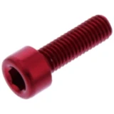 Zylinderschraube JMP M5X0.8mm 16mm Alu rot