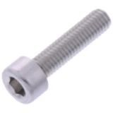 Zylinderschraube M5X0.8 mm 20 mm Alu silber für Motorräder