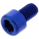 Zylinderschraube JMP Bolt M6X1.00 mm 10 mm Alu blau