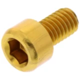 Zylinderschraube JMP Bolt M6X1.00 mm 10 mm Alu gold