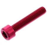 Zylinderschraube Innensechskant M6X1.00mm 30mm Alu rot