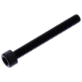 Zylinderschraube M6X1.00mm 50mm Aluminium schwarz