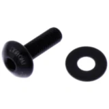 Linsenschraube JMP Bolt M5X0.8 mm 16 mm Alu schwarz für Motorräder 7750973