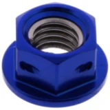Kettenradmutter JMP M8x1.25 mm Alu Racing blau