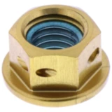 Kettenradmutter JMP M8X1.25 mm Aluminium Racing gold