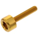 Zylinderschraube JMP Bolt M4X0.7 mm 20 mm Alu gold