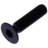 Senkschraube JMP M6X1.00 mm 25 mm Aluminium schwarz