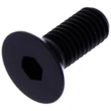 Senkschraube JMP M8x1.25 mm 20 mm Alu schwarz