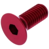 Senkschraube JMP M8x1,25mm 20mm Aluminium rot