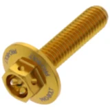 Sechskantschraube JMP Bolt M6X1 mm 25 mm Alu Racing gold