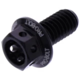 Sechskantschraube JMP M6X1mm 12mm Alu Racing schwarz