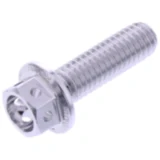 Schraube Sechskant JMP Bolt M6X1 mm 20 mm Alu Racing silber