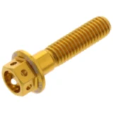 Sechskantschraube JMP Bolt M6X1mm 25mm Alu Racing gold