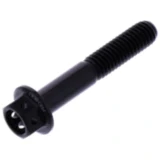 Sechskantschraube JMP Bolt Alu Racing M6X1 für Motorräder schwarz
