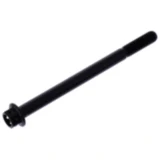 Schraube JMP Sechskant M6X1 mm 80 mm Alu Racing schwarz