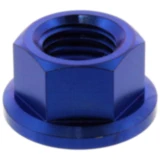 Bundmutter JMP M10 x 1.25 mm Titan blau