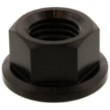 Bundmutter M10 x 1.25 mm Titan schwarz für Motorräder