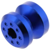 Aufnahmehülse Einzeln JMP Bolt M8 Alu blau passend für: Kawasaki Z, ZX - 6R, ZX - 10R